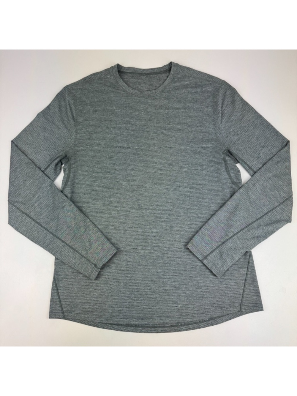Lululemon Mens Size M Somatic Long Sleeve Athletic Running Gym Shirt Gray